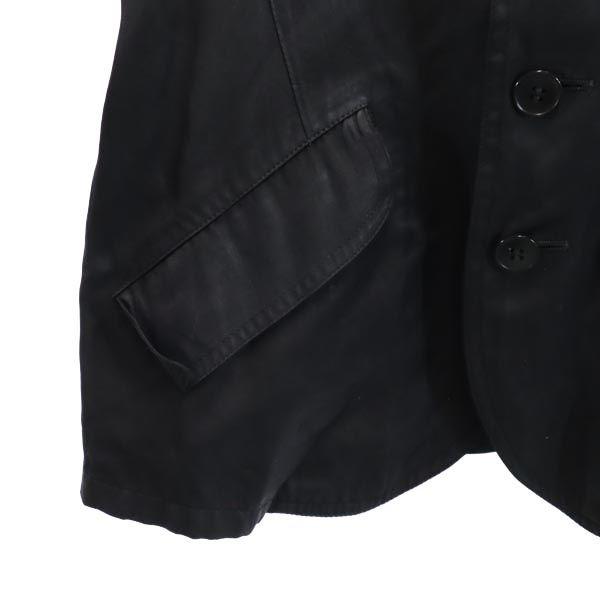 Y's Made in Japan Linen Blend tailored jacket 2 black Women Used
