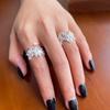 Adjustable Oak Leaf Ring for Women - Stylish, Versatile, and Sweet Cool Design for Index Finger