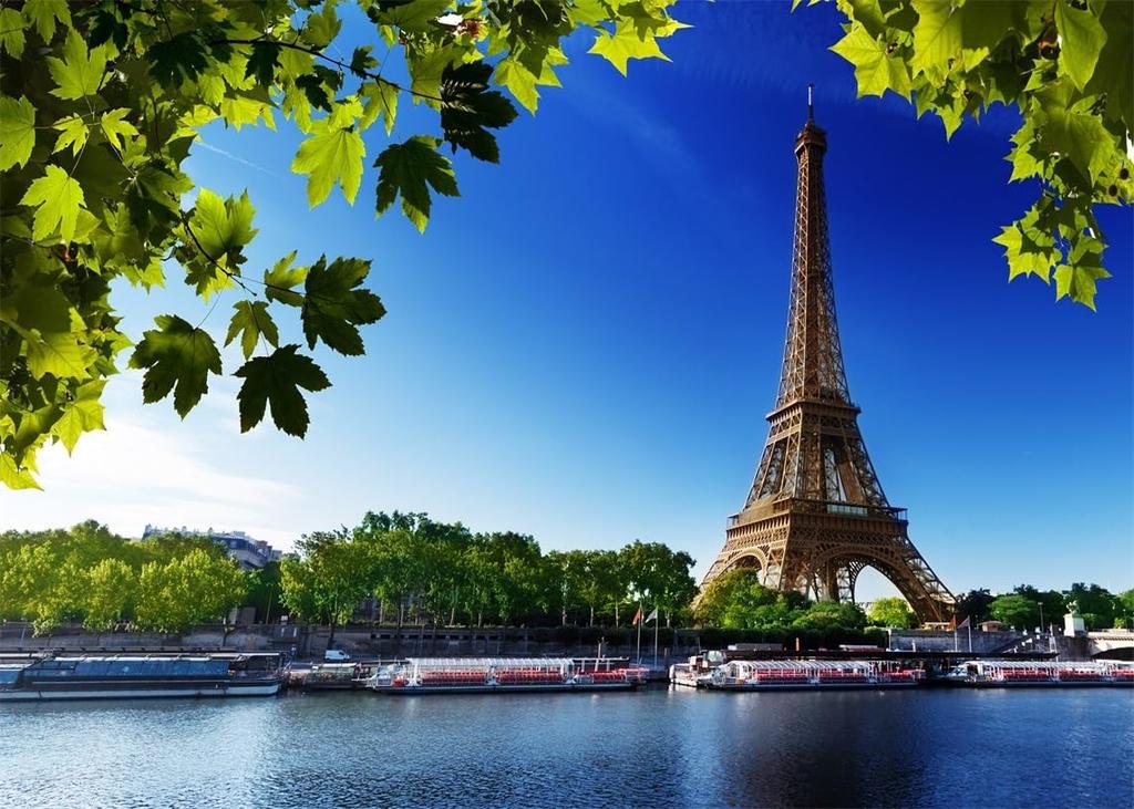 Paris Eiffel Tower Tapestry Sunset Night View Tapestry French Landmark Tapestry Living Room Bedroom Dorm Wall Hanging Blanket