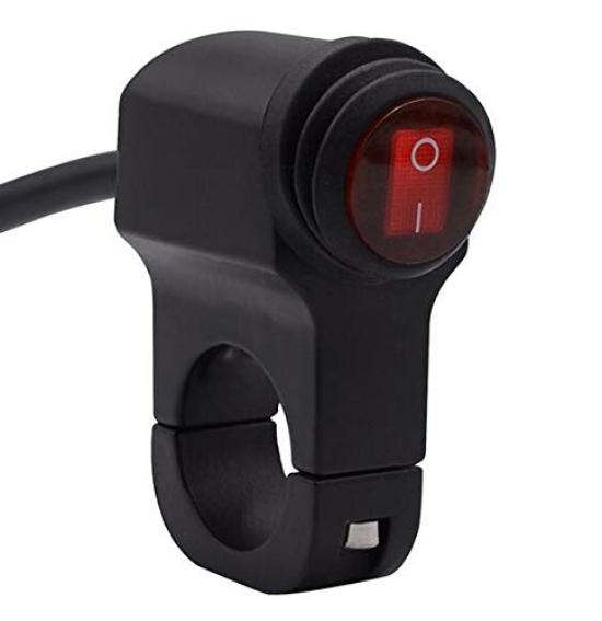 Motorcycle Handlebar Switch Combination Horn Switch Steering Switch Headlight Switch Start Switch MM Waterproof Single 22" (22 Switch)