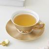 an Coffee Mug Set  Bone China Ceramic Tea set Marble stripe Luxury Gifts Porcelain Drinkware Tea cups Couple Cup Gift box