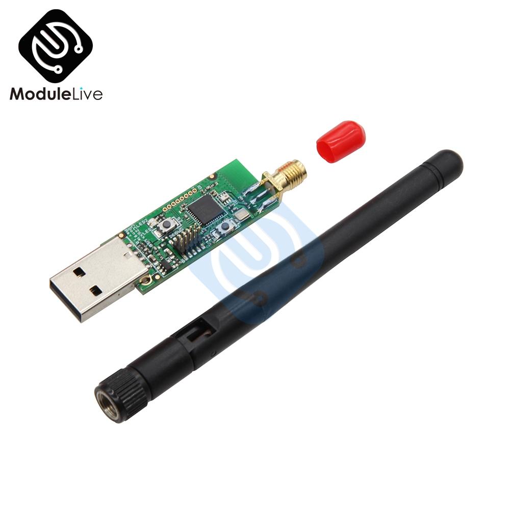 BLE 4.0 CC2540 CC2531 Zigbee Sniffer Wireless Wifi Board Bluetooth Dongle USB Programmer Downloader Module With External Antenna