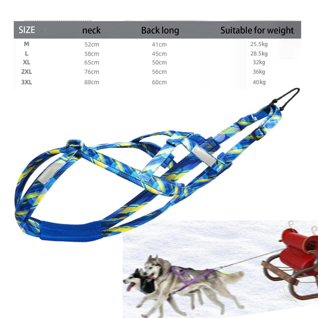 Dog Mushing Harness for Medium Large Dogs Work Out Pulling Harness