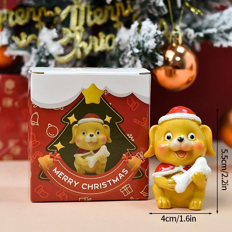 Micro Landscape Christmas Desktop Ornaments New Year Navidad Gifts Room Car Decoration Christmas Party Festival Supplies
