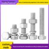 8.8 Grade Hot-Dip Galvanized Hex Bolts for Photovoltaic Brackets