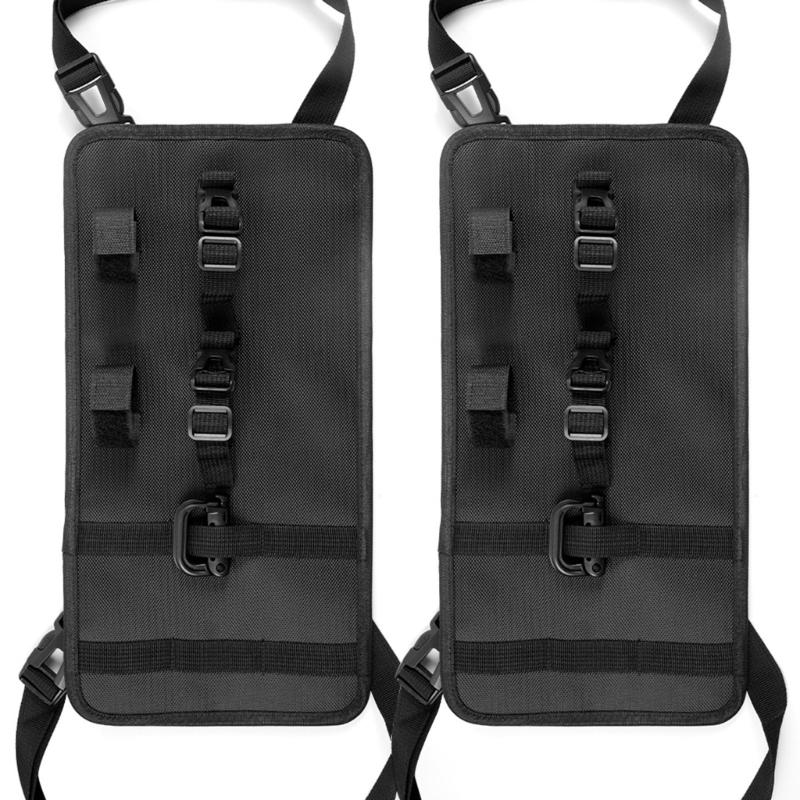 Car Seat Back Fishing Rod Organizers Adjustable Strap Fishing Poles Storage Rack