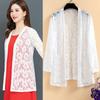 Female Long-sleeved Sun Protection Clothes Air Conditioning Shirts Summer New Women Loose Openwork Lace Cardigan Thin Coat