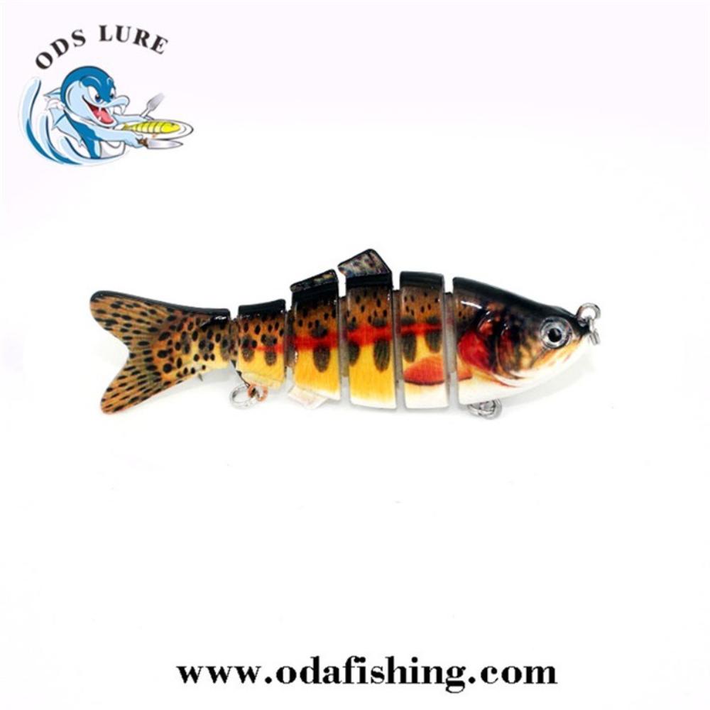 Multi Joint Bait, Suitable for Barracuda, Perch, and Salmon Perch, Equipped with Three Hooks (Type B) for Freshwater and Saltwater