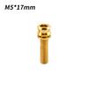 1/2Pcs Titanium Bolt M5X17Mm M5X19Mm Bicycle Nut Titanium Alloy Stem Bolts Road Folding Bike Screw Accessories