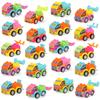 12/24Pcs DIY Puzzle Building Block Car Construction Vehicle Toys Kids Birthday Party Favors Goodie Pinata Fillers Christmas Gift