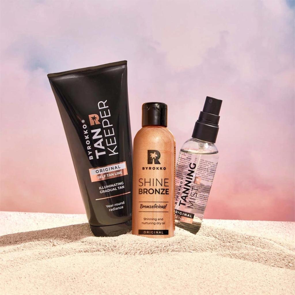 Byrokko Glammed Up Bundle Tan Keeper + Tanning Mist + Shine Bronze