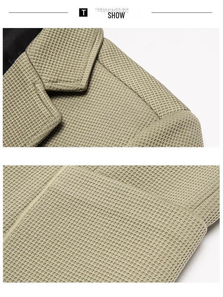 2023 Men's Formal & Casual Suit Jackets: Trendy, Versatile, Loose-Fit for Spring & Autumn