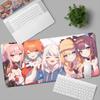 Locking Edge Hololive Computer Office Keyboard Mat XXL Kawaii Anime Girl Ninomae Ina'nis Mousepad Large Office Cabinet Table Mat