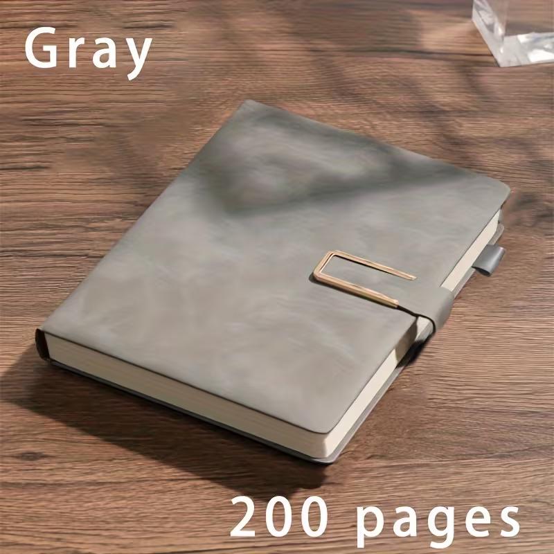 A5 Retro Notebook Soft Leather Cover 200 Pages Agenda for Students Business Office School Stationery Supplies