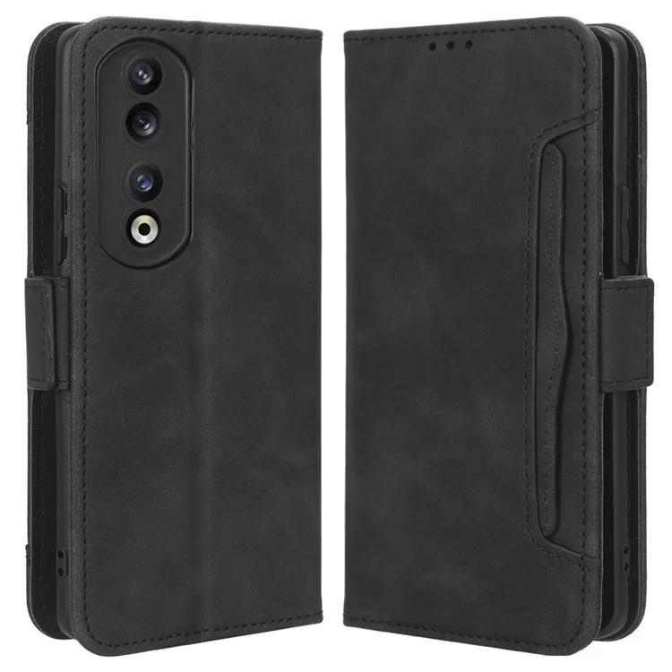 

Чехол для сотового телефона Honor 90 с несколькими отделениями для карт, подставкой из искусственной кожи, чехол-кошелек для телефона