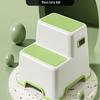 Dual-Use Two-Step Ladder & Footstool for Kitchen and Car Washing
