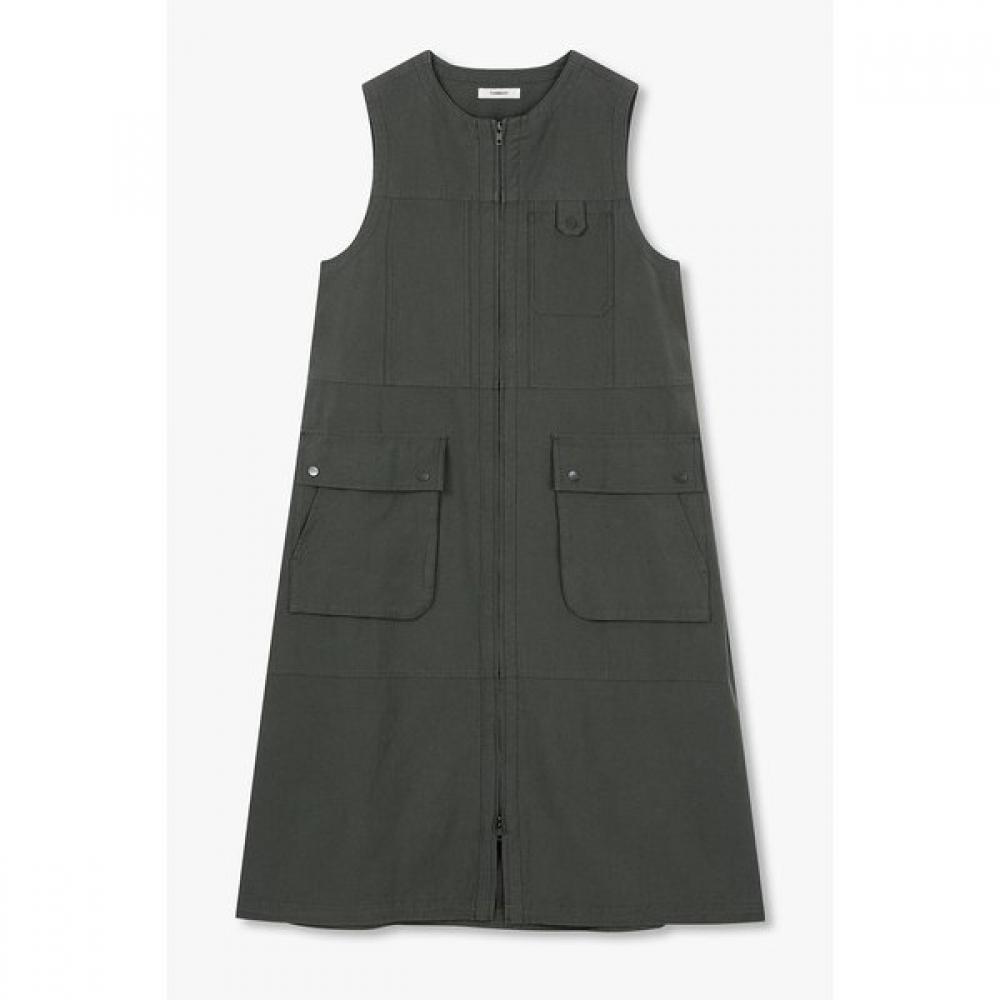 Studio Tomboy Cargo Pocket Sleeveless Dress 9106241223ct