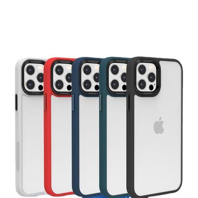 Matinis Akrilinis iPhone 13 Apsauginis Dangtelis su Metaliniais Mygtukais Apple 14 - Oda Jaučiantis Mobiliojo Telefono Dangtelis