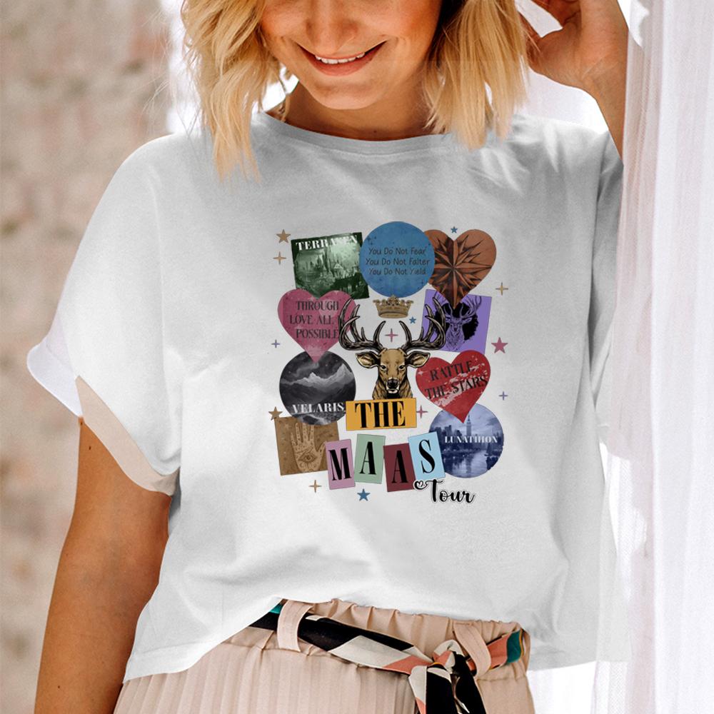 

Сара Дж.. Футболка Maas Eras Tour Comfort Colors - Футболка Maas Tour Acotar Crescent City Throne Of Glass Merch Sjm Fan Apparel XXXL белый