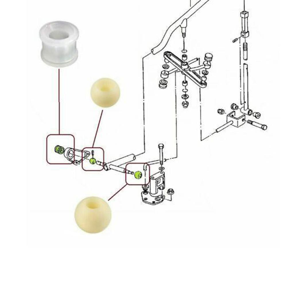 Selector T4 Legătură Cutie de Viteze T Ransporter Kit de Reparații Bucșe 701711166 7D0711131 015311544 Pentru Autocaravana Volkswagen