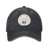 Shirakami Fubuki Hololive Circle Unisex Baseball Cap Cute Cartoon Distressed Washed Hats Cap Vintage Outdoor Adjustable Headwear