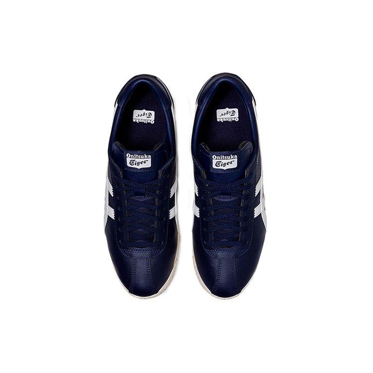 Onitsuka Tiger TIGER CORSAIR Dark Blue White Unisex Low Top Leather Retro Lifestyle Sneakers 1183B397-400