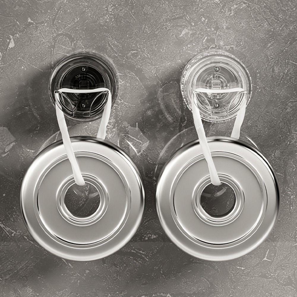 Suction Cup Vacuum Hook Hole-Free Key Holder Door Wall Hanger  Kitchen Bathroom Hanging Accessories