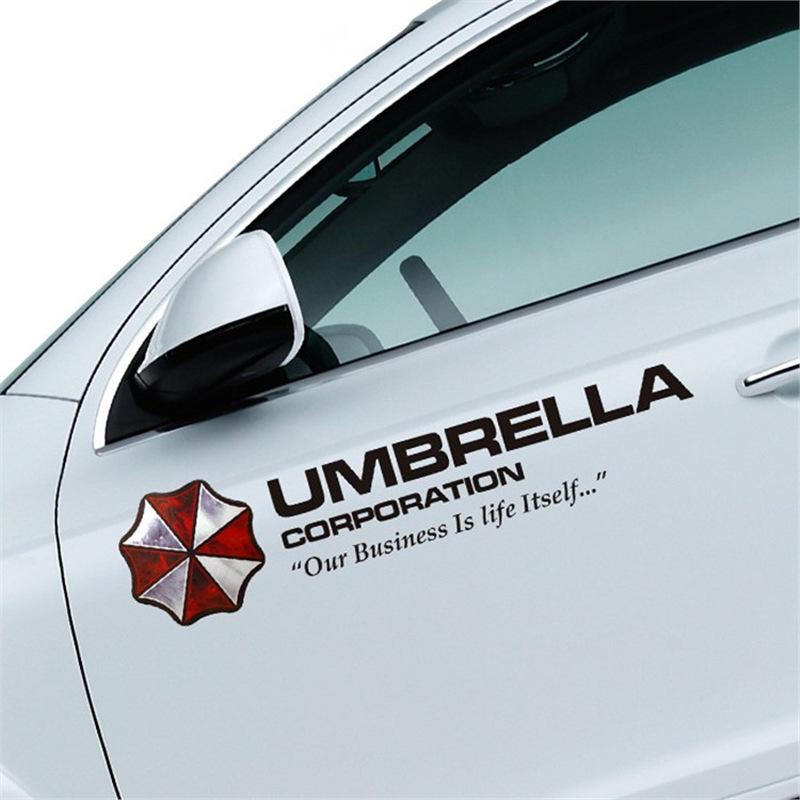 Resident Evil Car Door Decal: Protective Umbrella Corp Scratch-Guard P59 Film