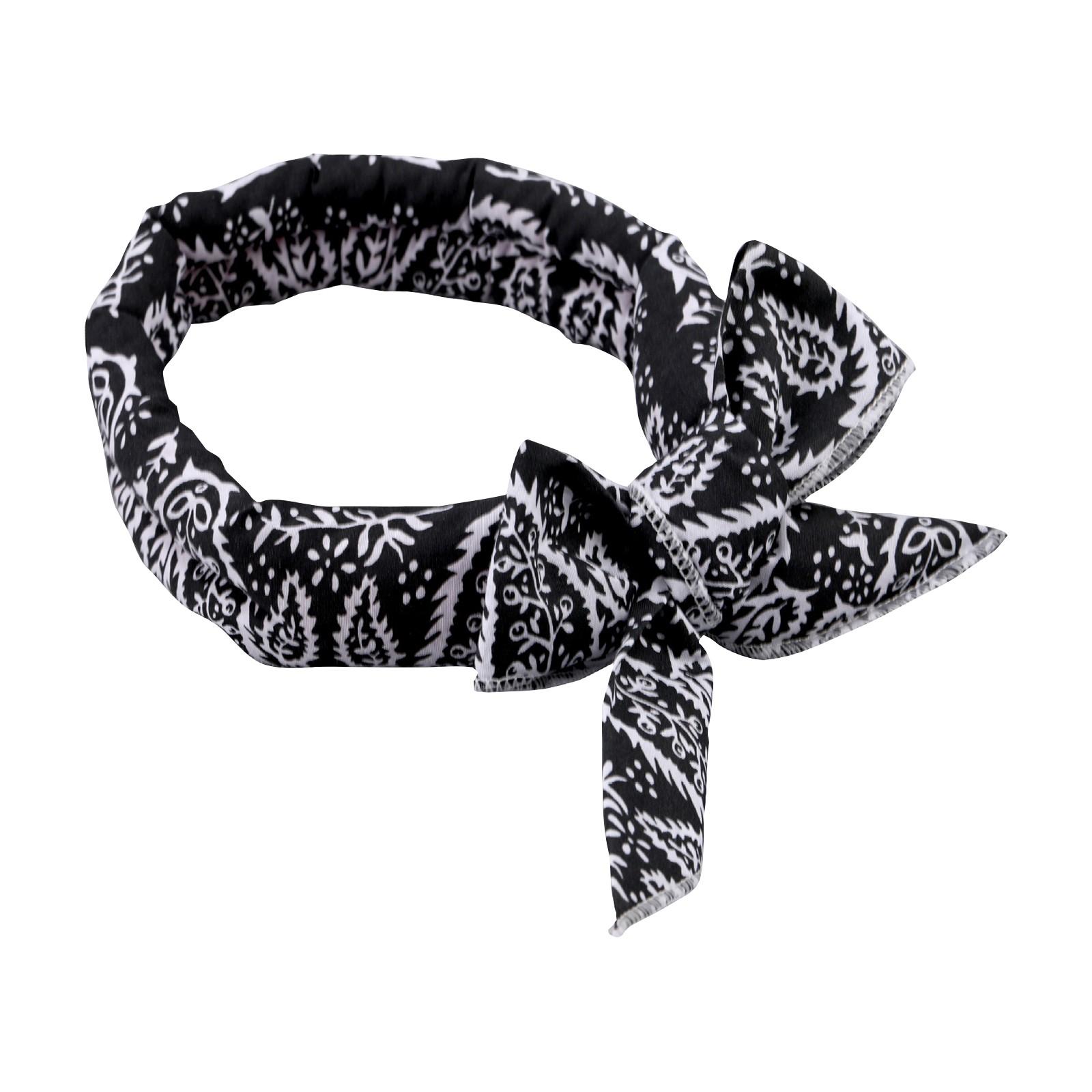 

Бандана для собак, ледяной кристалл для собак, бандана с рисунком из мультфильмов, летний ледяной прохладный шарф, освежающий, дышащий, удобный, ледяной шарф для домашних животных с рисунком из мультфильмов One Size чёрный