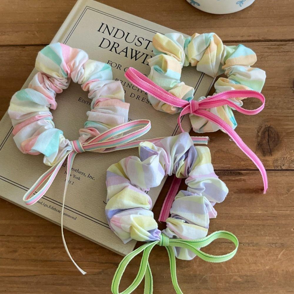 

High Elastic Sweet Scrunchies Colorful Korean Style Hair Ring Hair Accessories
