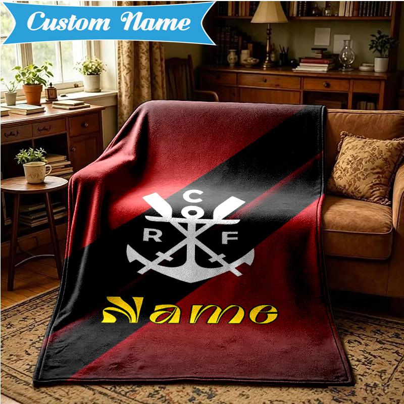 Custom Name Corinthians Team Crest Blanket Lightweight Ideal Bedding Blanket Perfect for Travel, Camping, Living Rooms, Sofas, Christmas gift