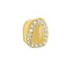 Trendy Y2K Hip Hop Single Tooth Cap Bling CZ Individual Grillz Personalized Rapper Style Jewelry for Party  ODM Dropshipping