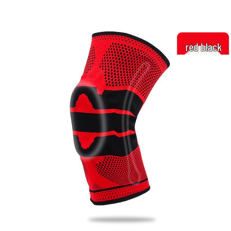 Silicone Spring Support Knee Pad for Sports: Cycling, Basketball, Mountaineering, Running, Fitness