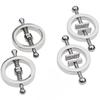 Stainless Steel Adjustable Nipple Clips Erotic Goods Nipple Stimulation Breast Bondage Restraint Bdsm Sex Toy for Woman