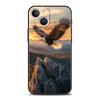 Eagle Phone Case For iPhone 17 16 15 Pro Max 11 12 13 14 7 8 Plus SE 2020 X XR XS Cover Soft Black