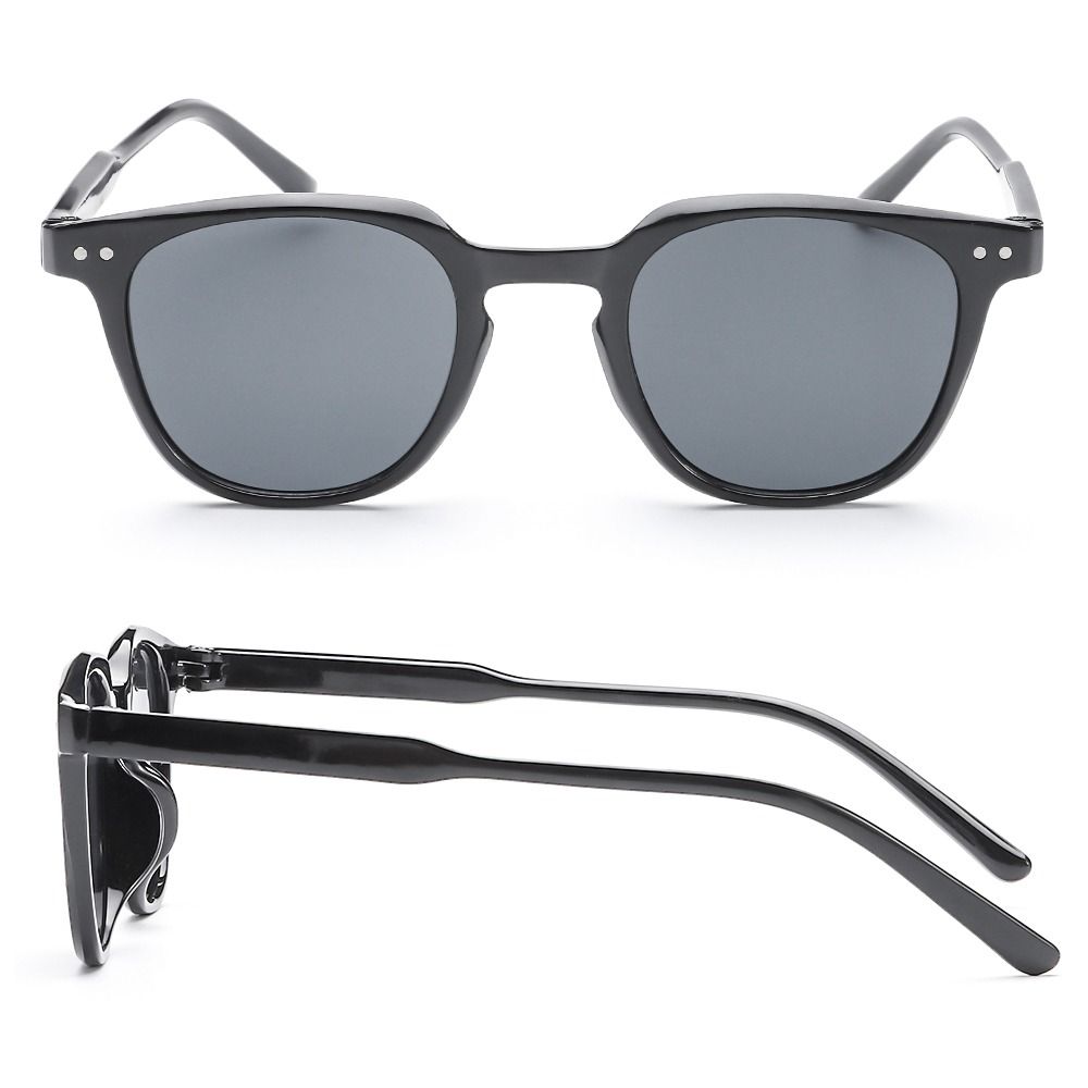 Vintage Square Sunglasses Women Men UV400 Protection Black Fashion Shades Unisex Eyewear