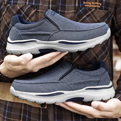 Fashion New Male Comfortable Outdoor Walking Shoes Classic Loafers Men Sneakers Men's Casual Shoes Canvas Breathable Loafers Men2024