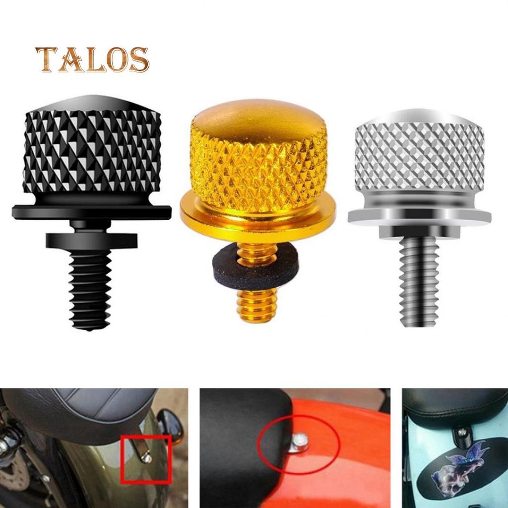 TA Aluminium Sitz Bolzen Kotflügel Schrauben Halterung Knopf Abdeckung Kappe für Harley