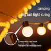 Outdoor LED String Lights - Round Ball Bulbs for Camping, Weddings, Stage, and Parties