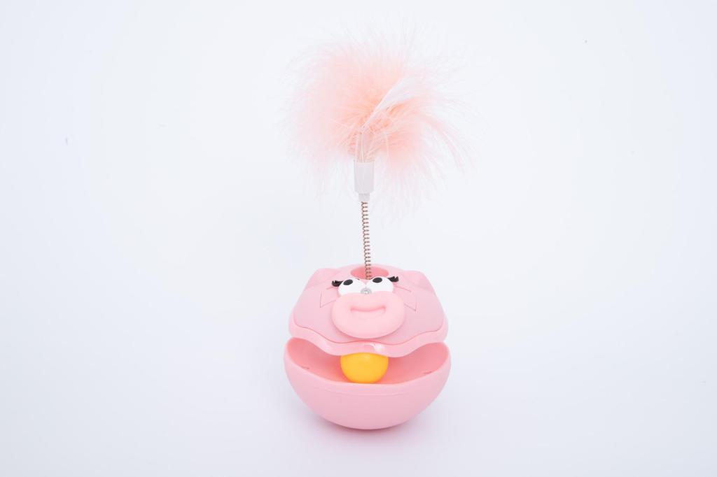 Electric Feather Catnip Tumbler Toy: Self-Entertainment and Boredom Relief for Cats