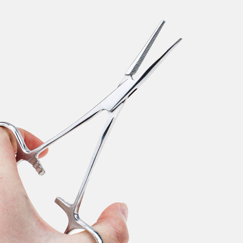 Dog Ear Hair Trimmer Ear Cleaning Scissors DD-13046 curved