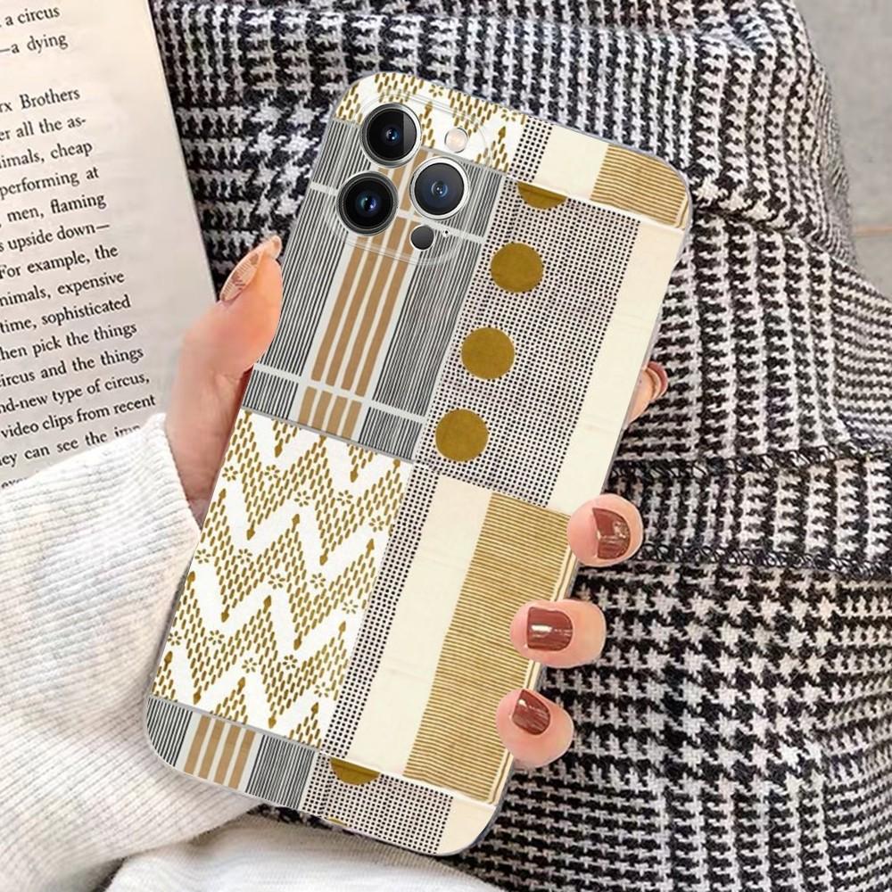 simple line design  Phone Case For iPhone 15 14 11 12 13 Mini Pro XS Max Cover 6 7 8 Plus X XR SE 2020 Funda Shell