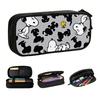 Snoopy Woodstock Seamless Pattern Kawaii Pencil Cases Boy Girl Large Capacity Cartoon Beagle Pencil Pouch Students Stationery