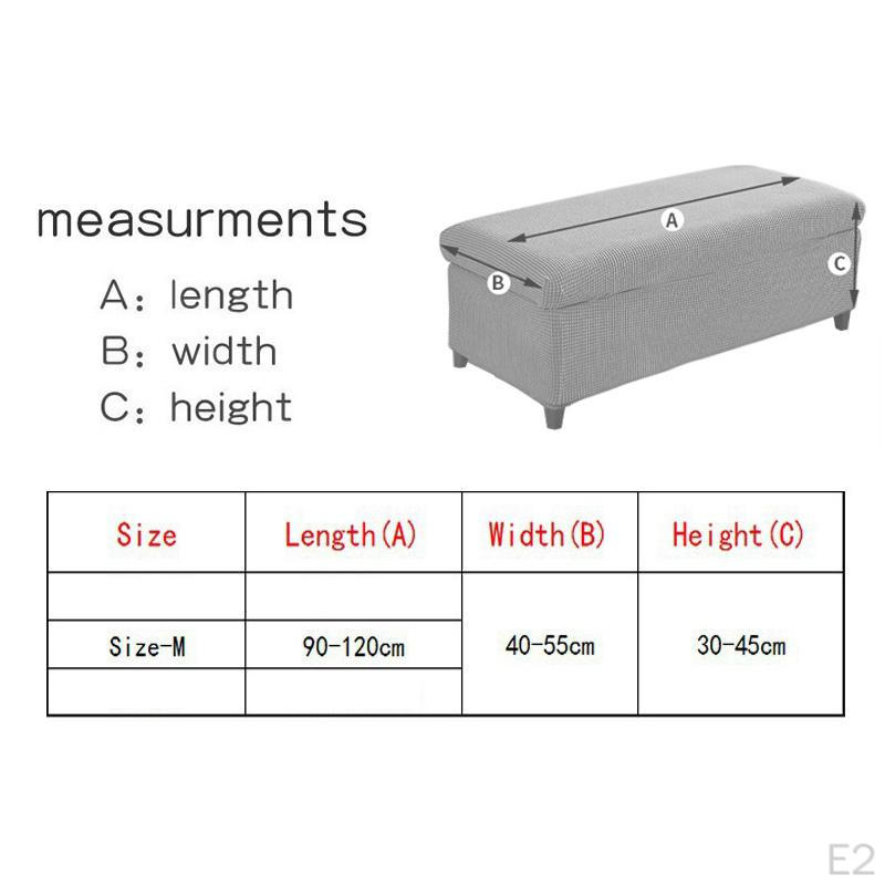 Modern Ottoman Cover for Storage Ottomans In Living