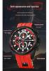 Sanda Three-Eye Six-Needle Men's Quartz Watch - Waterproof, Calendar Feature, Hot Seller On Douyin Live, Simple Design
