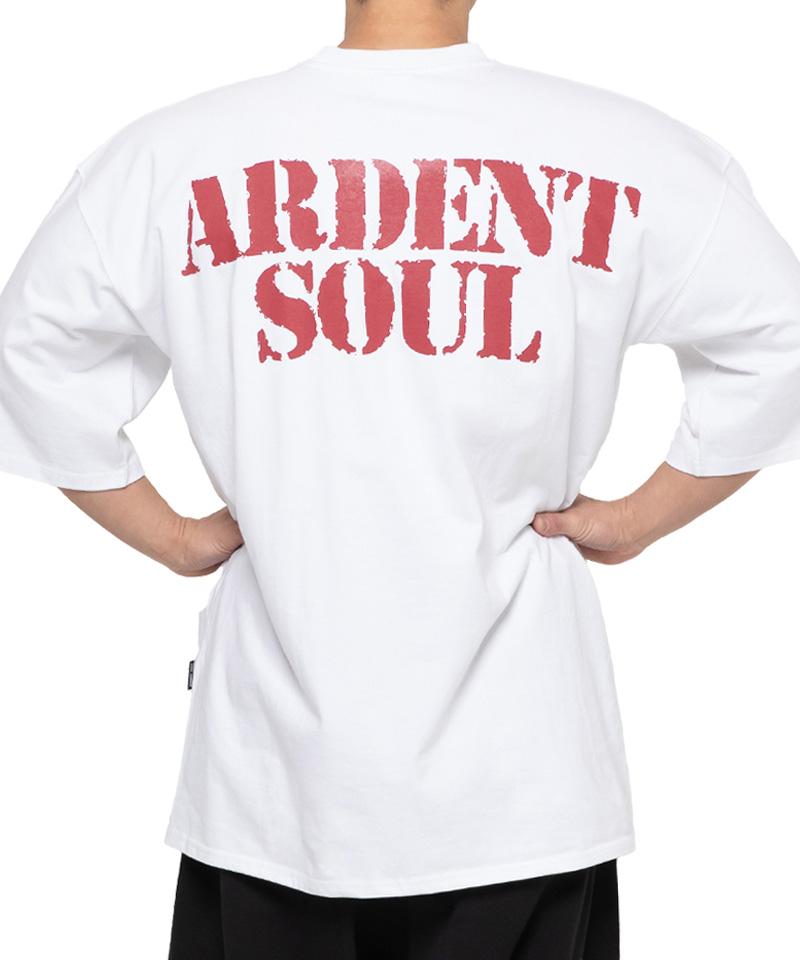 Adent Soul Crack Logo Oversized Short Sleeve (White) M