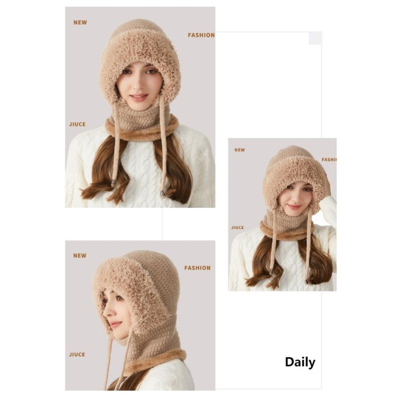 Multifunctional Knitted Hat – Winter Windproof Warm Hat Scarf Mask Triple-Function Design