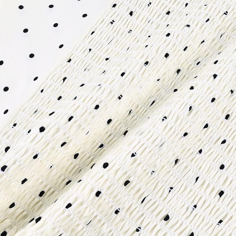 Women Fashion Commuter Polka Dot Slim Spaghetti Strap Camisole Tank Top