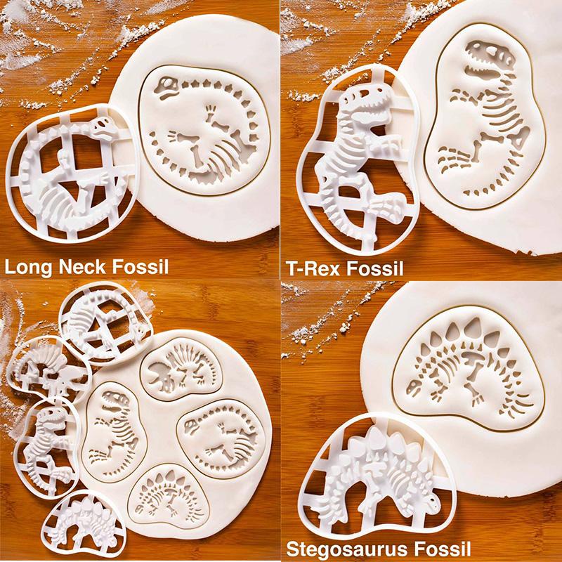 

Формы для выпечки, аксессуары, инструменты, резаки, форма для динозавра, печенья, торта, кухонная форма для тиснения динозавра, печенья, сахарного ремесла, десерта