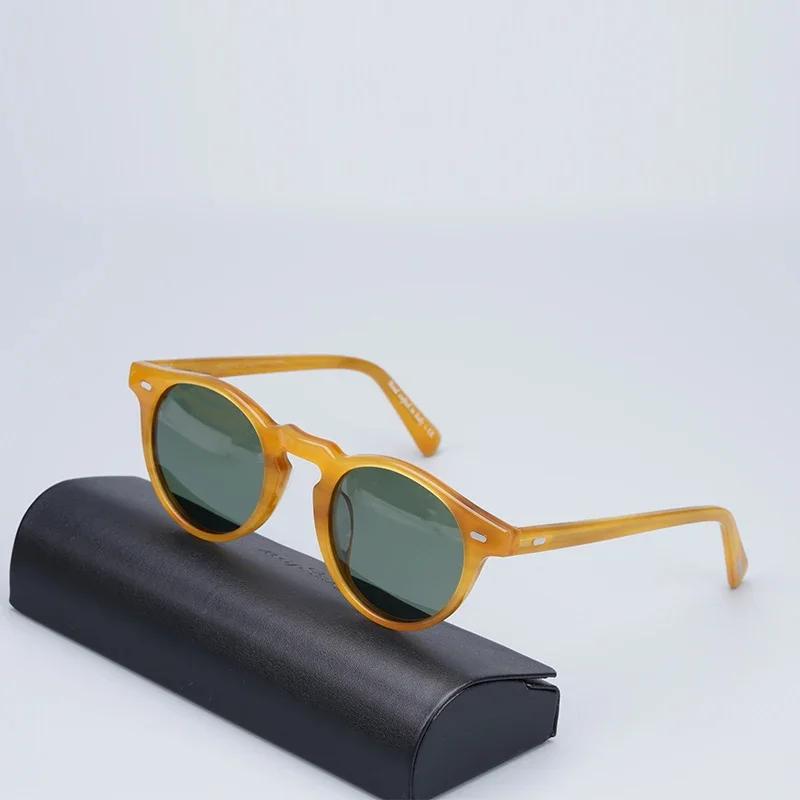 Gregory Peck Saulesbrilles Sieviešu Acetāta Retro